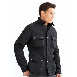 Banana Republic Men's Military Jacket Black L